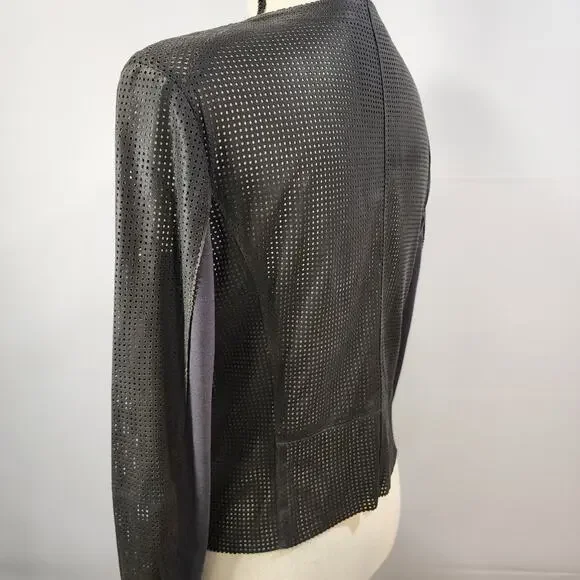 Rawtus (Raw+) Femme Japanese Motorcycle Jacket Goatskin Mesh Size S